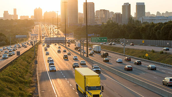 LKW auf Highway