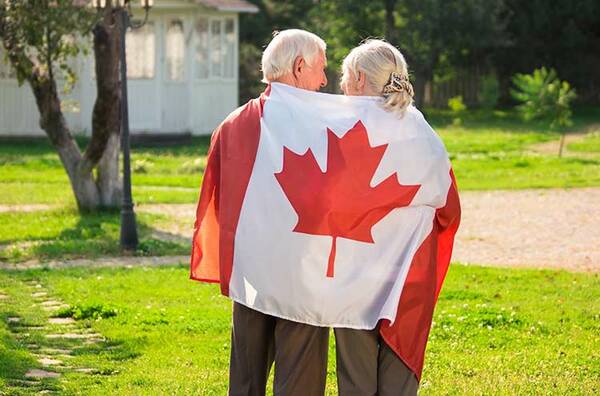 Zwei kanadische Rentner